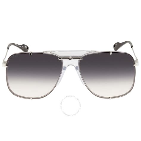 Gucci Grey Ladies Sunglasses GG0739S